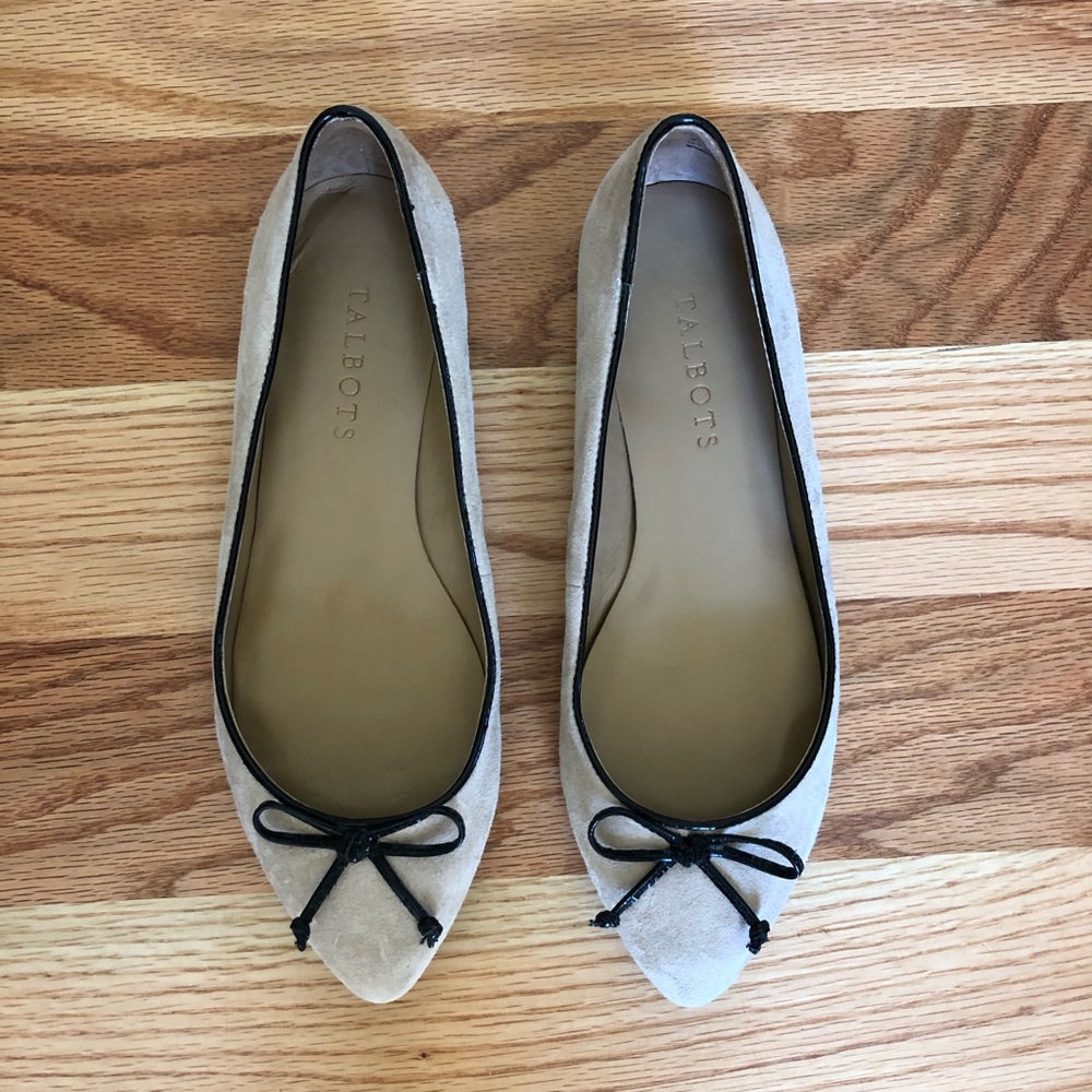 Talbots palomino suede ballet flats - Picture 2 of 6